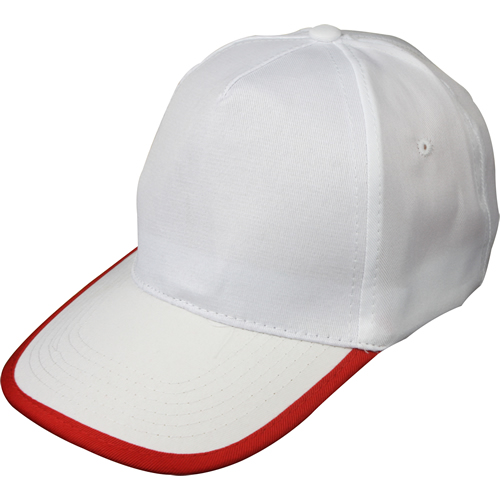beyaz-kırmızı-biyeli-şapka